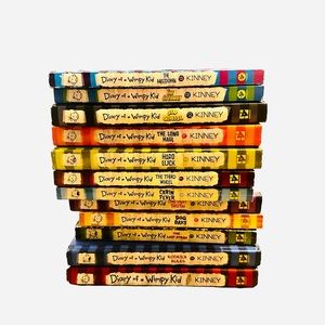 Diary of a Wimpy Kid books 1-10,12,13
